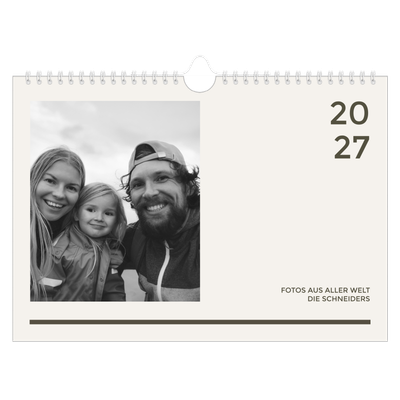 Fotokalender A4 — Modern und kräftig [deckblatt]