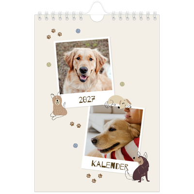 Fotokalender A5 — Verspielter Welpe [deckblatt]