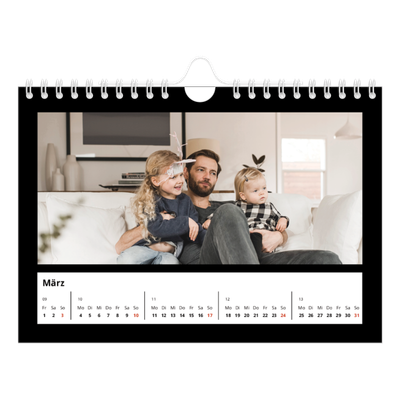 Fotokalender A5 — Black margin [Marsch]