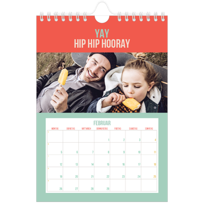 Fotokalender A5 — Strahlend und schön [Februar]