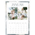 A3 Jahreskalender — Farbpinsel-Effekt [Januar]
