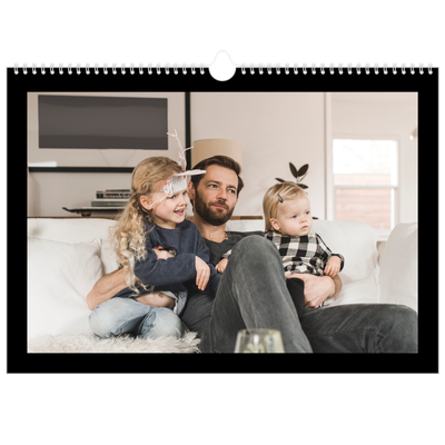 Fotokalender A3 — Black margin [deckblatt]