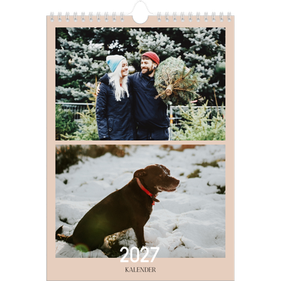 Fotokalender A4 (20 x 30 cm) — Überlappender Text [deckblatt]
