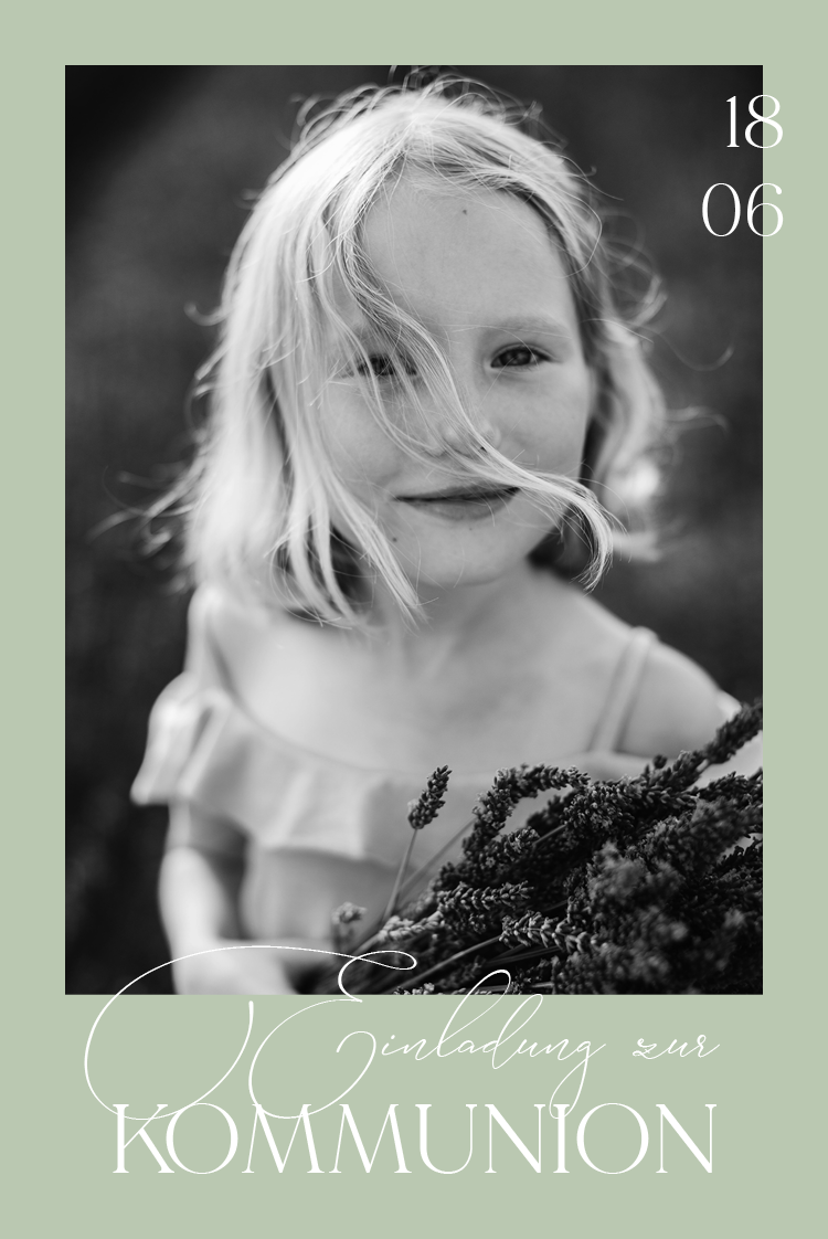 Einladungskarten — Einfarbiger Hintergrund