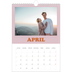 Fotokalender A4 (20 x 30 cm) — Rahmen im Retrostil [April]