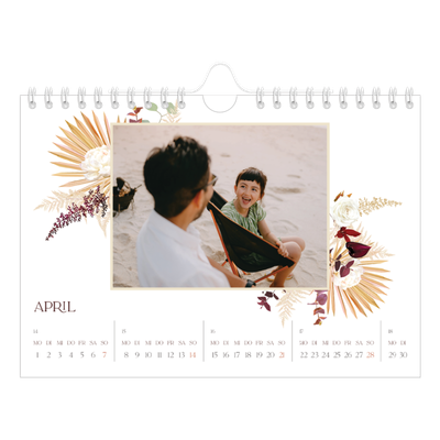 Fotokalender A5 — Boho [April]