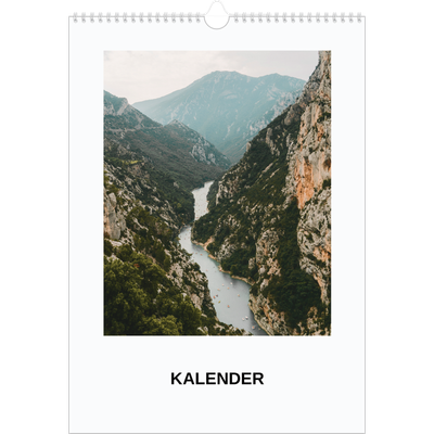 A3 Jahreskalender — Schlichtes Foto [deckblatt]