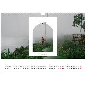 Fotokalender A3 — Der offene Bogen