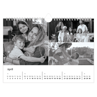 Fotokalender A4 — Fokus [April]