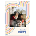 A3 Jahreskalender — Retro-Streifen [deckblatt]