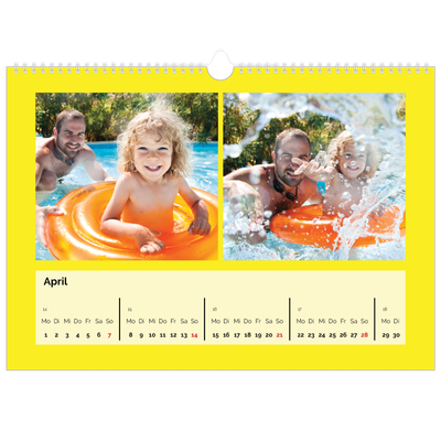 Fotokalender A3 — Ganzseitige Farbe [April]