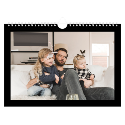 Fotokalender A4 — Black margin [deckblatt]