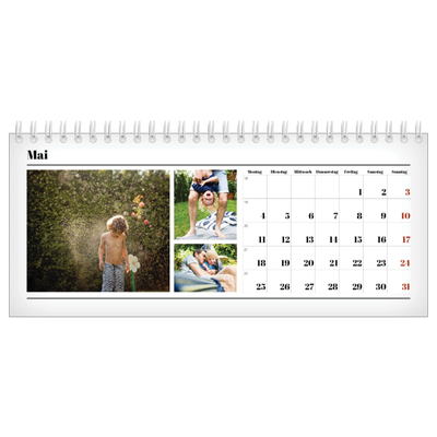 Tischkalender — Zeitschriften-Stil [deckblatt]