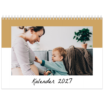 Fotokalender A4 doppelt (30 x 40 cm) — Listen Kalender [deckblatt]