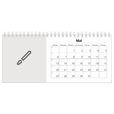Tischkalender — Gestalte deine eigenen Produkte [deckblatt]
