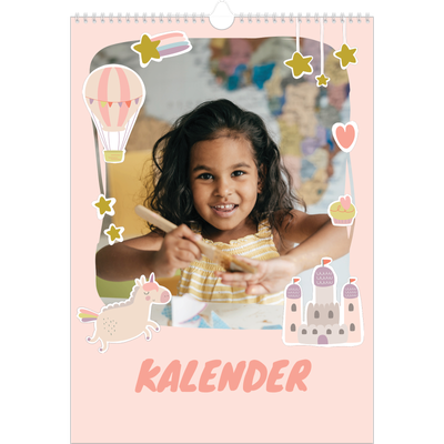 A3 Jahreskalender — Magischer Regenbogen [deckblatt]