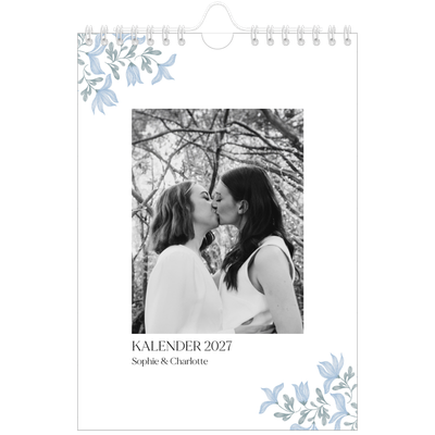 Fotokalender A5 — Elegante Blumen [deckblatt]