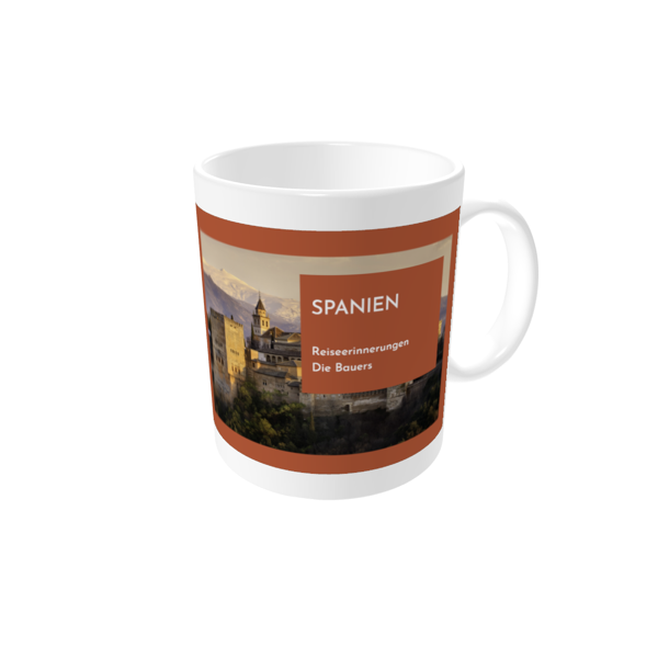 Tasse bedrucken — Reisefarben - Spanien