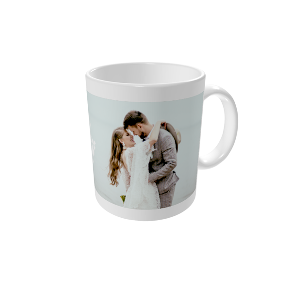 Tasse bedrucken — Blumenmotiv