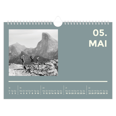 Fotokalender A4 — Modern und kräftig [deckblatt]