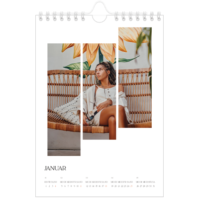 Fotokalender A5 — Reisemosaike [Januar]