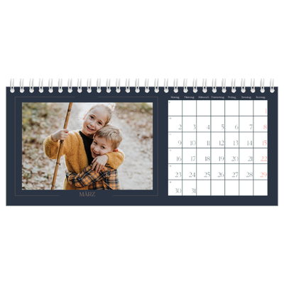 Tischkalender — Preußisch Blau [Marsch]
