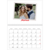 Fotokalender A4 doppelt (30 x 40 cm) — Karminrote Signatur [Marsch]