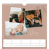 Jahreskalender Quadratisch — Warme Erdtöne [Marsch]
