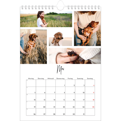 Fotokalender A4 (20 x 30 cm) — Fotoarrangement [deckblatt]