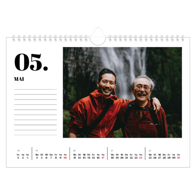 Fotokalender A4 — Serif und Momente [deckblatt]
