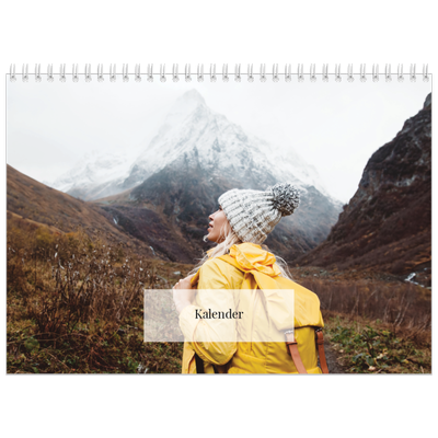 Fotokalender A4 doppelt (30 x 40 cm) — Klassischer Kalender [deckblatt]