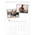 Fotokalender A4 (20 x 30 cm) — Geschenkpapier blumig [April]