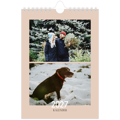 Fotokalender A5 — Überlappender Text [deckblatt]