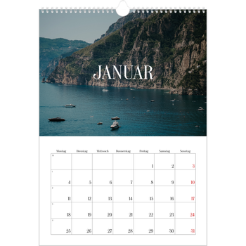 Fotokalender A3 — Endloses Entfliehen