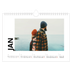 Fotokalender A4 — Weißer Rahmen [Januar]