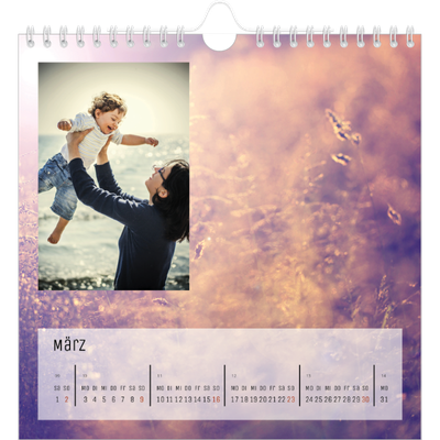 Jahreskalender Quadratisch — Mutter Natur [Marsch]