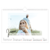 Fotokalender A4 — Durchsichtige Rahmen [Januar]