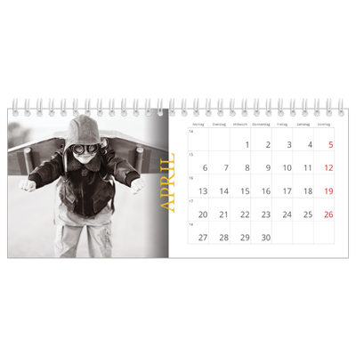 Tischkalender — Historischer Stil [April]